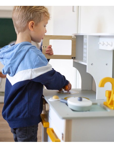 Tryco Drvena dječija kuhinja – White Gold