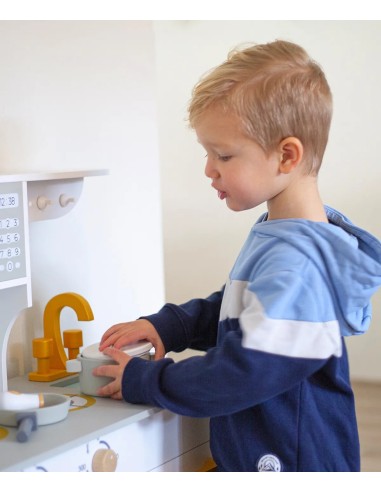 Tryco Drvena dječija kuhinja – White Gold