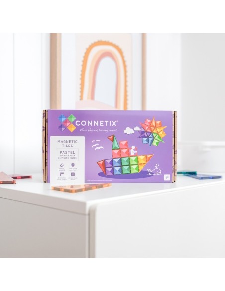 CONNETIX TILES – PASTEL STARTER SET (64 KOM)