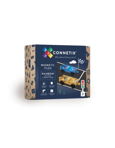 Connetix Tiles – Rainbow Car set (2 kom)