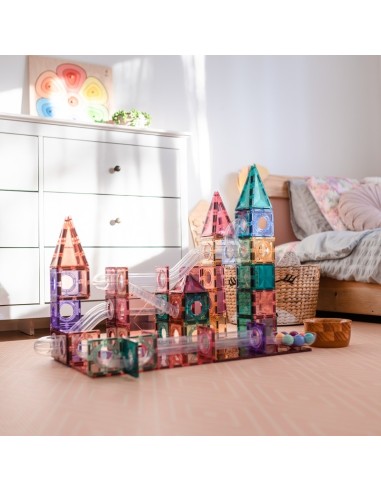 Connetix Tiles – Pastel Ball Run set (106 kom)