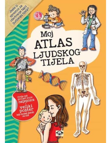 Moj atlas ljudskog tijela + poster