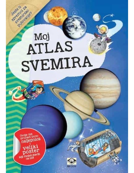 Moj atlas svemira + poster