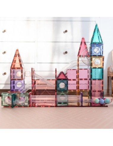 Connetix Tiles – Pastel Ball Run set (106 kom)