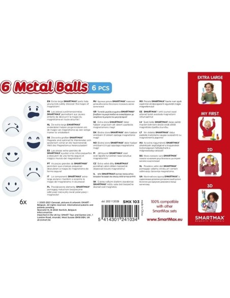 SmartMax SMX 103-XT SET: 6 Neutral balls