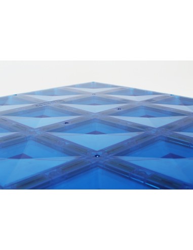 Connetix Tiles – Rainbow osnovna ploča Green & Blue 30X30cm (2 kom)