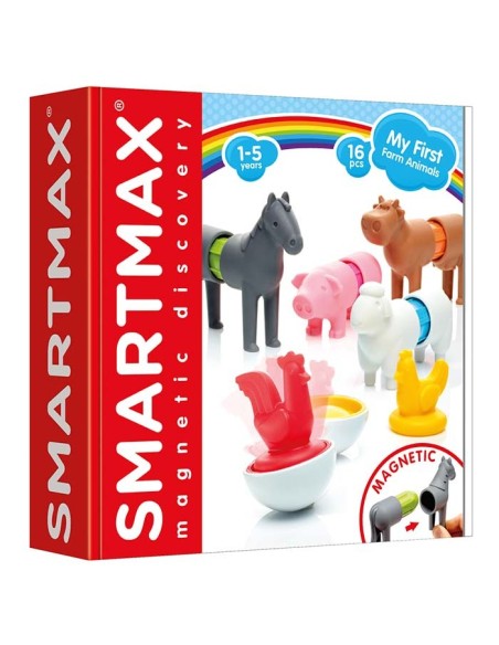 Magnetni set SmartMax My First farm animals (16 kom, uzrast: 1-5)