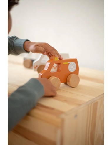 Tryco Drveni autić vatrogasac (18+ mjeseci)