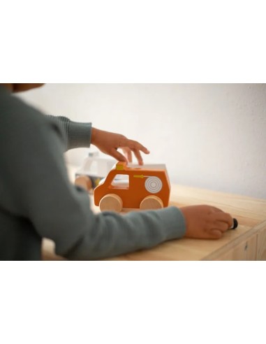 Tryco Drveni autić vatrogasac (18+ mjeseci)