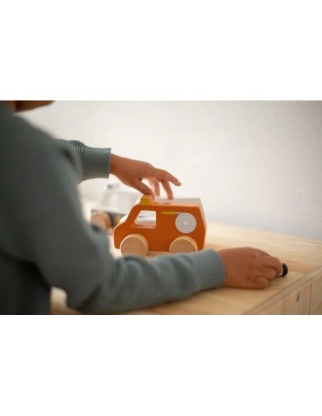 Tryco Drveni autić vatrogasac (18+ mjeseci)