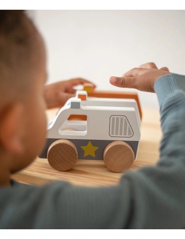 Tryco Drveni autić policija (18+ mjeseci)