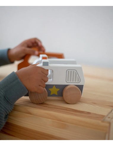 Tryco Drveni autić policija (18+ mjeseci)