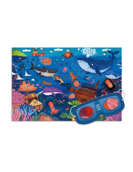 Mideer Ocean puzzle sa skrivenom slikom (35 kom)