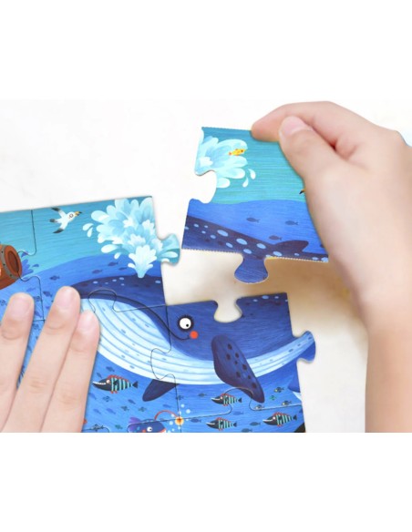 Mideer Ocean puzzle sa skrivenom slikom (35 kom)