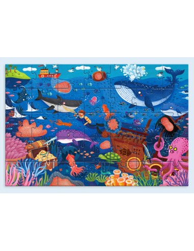 Mideer Ocean puzzle sa skrivenom slikom (35 kom)