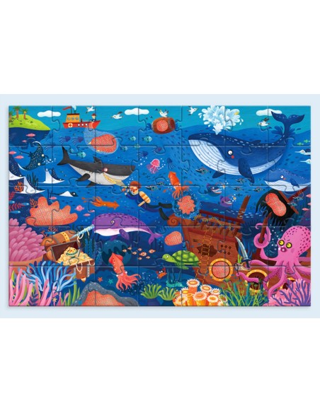 Mideer Ocean puzzle sa skrivenom slikom (35 kom)