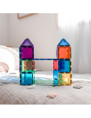 Connetix Tiles – Rainbow osnovna ploča Green & Blue 30X30cm (2 kom)