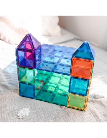 Connetix Tiles – Rainbow osnovna ploča Green & Blue 30X30cm (2 kom)