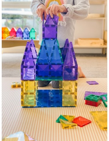 Connetix Tiles – Rainbow osnovna ploča Green & Blue 30X30cm (2 kom)