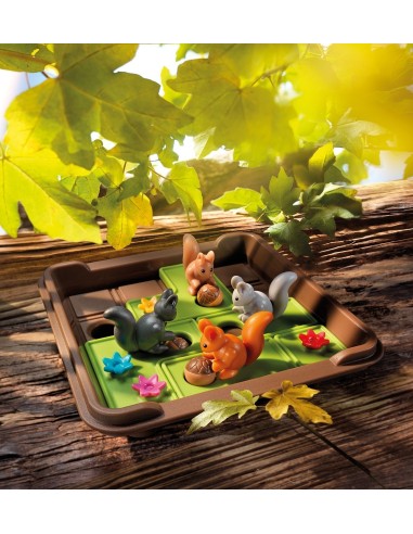 Logička igra SmartGames Squirrels Go Nuts! (1 igrač, uzrast: 6+)