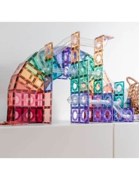 Connetix Tiles – Pastel Ball Run set (106 kom)