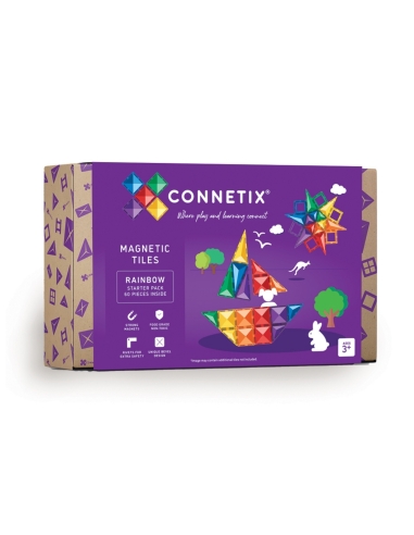 Connetix Tiles – Rainbow Starter set (60 kom)