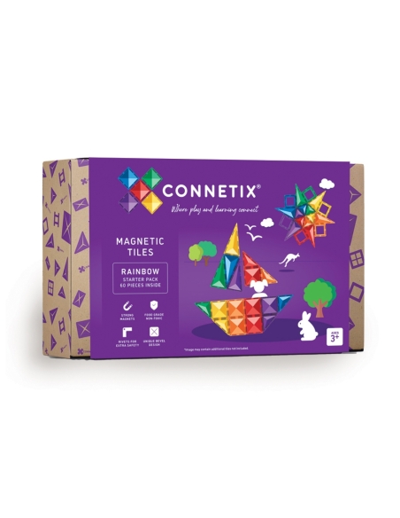 Connetix Tiles – Rainbow Starter set (60 kom)