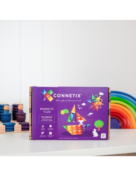 Connetix Tiles – Rainbow Starter set (60 kom)