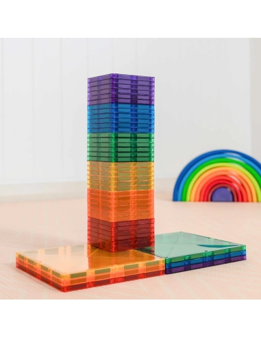 Connetix Tiles – Rainbow set Square (42 kom)