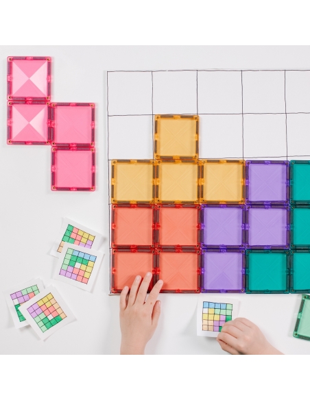Connetix Tiles – Pastel Square set (40 kom)