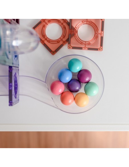 Connetix Tiles – Pastel Ball Run set (106 kom)