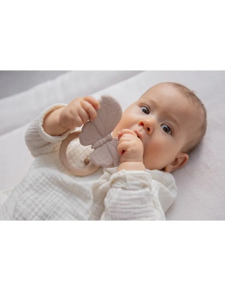 Label Label silikonska Glodalica Grickalica – Leptir Nougat