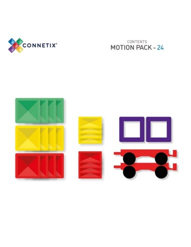 Connetix 24 Pc Motion Pack Rainbow