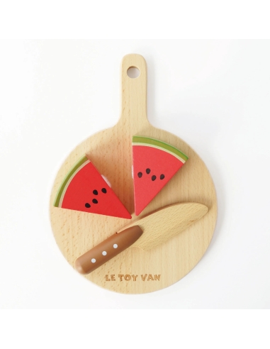 LE TOY VAN Set drvena daska, voće i povrće za rezanje