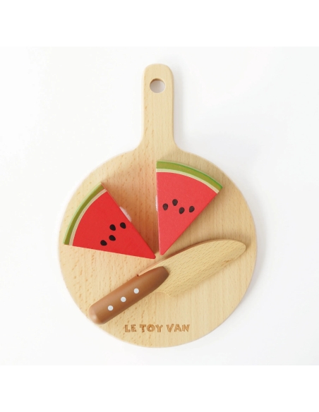 LE TOY VAN Set drvena daska, voće i povrće za rezanje