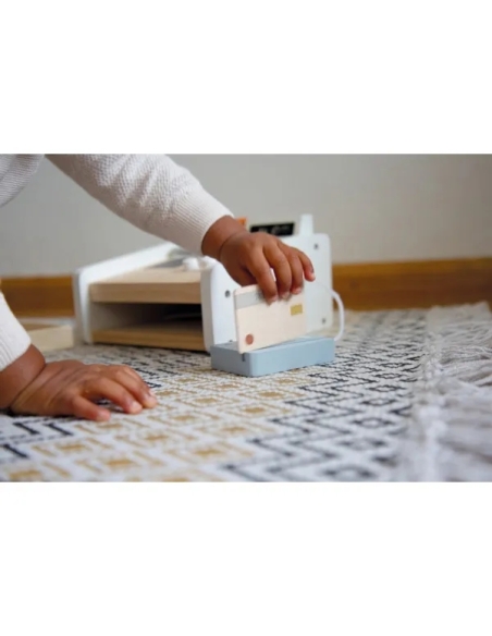 Tryco Drvena kasa i aparat za bankovne kartice