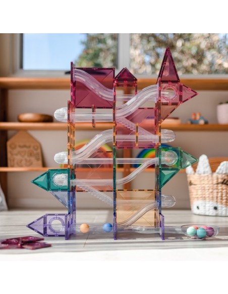 Connetix Tiles – Pastel Ball Run set (106 kom)