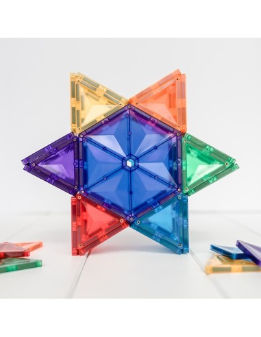 Connetix Tiles – Rainbow Geometrijski set (30 kom)