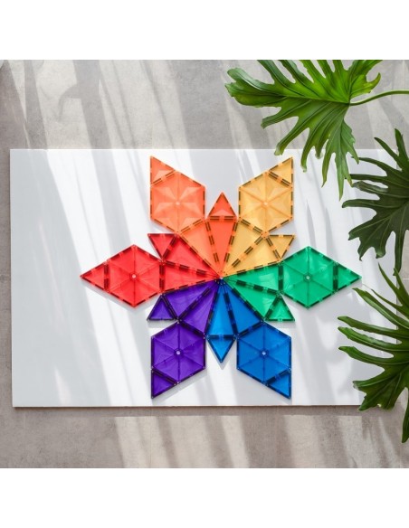 Connetix Tiles – Rainbow Geometrijski set (30 kom)