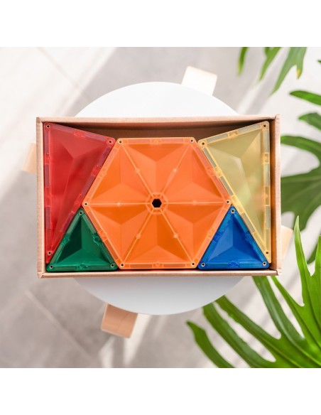 Connetix Tiles – Rainbow Geometrijski set (30 kom)