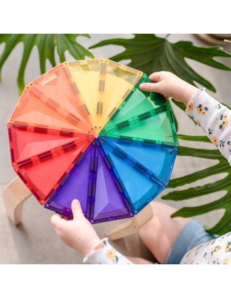 Connetix Tiles – Rainbow Geometrijski set (30 kom)