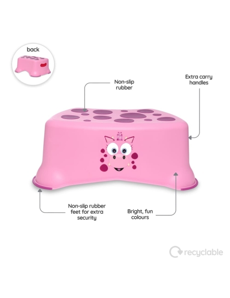 My Little Step Stool – Pink Dragon – Pomoćna stepenica