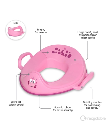 My Little Trainer Seat – Pink Dragon – Dječija daska za wc školjku