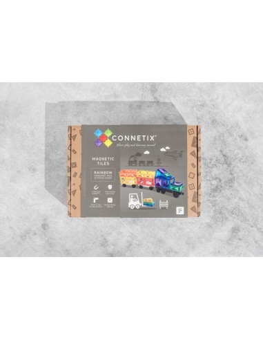 Connetix Tiles – Rainbow Transport set (50 kom)