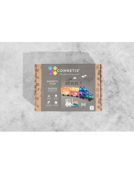 Connetix Tiles – Rainbow Transport set (50 kom)