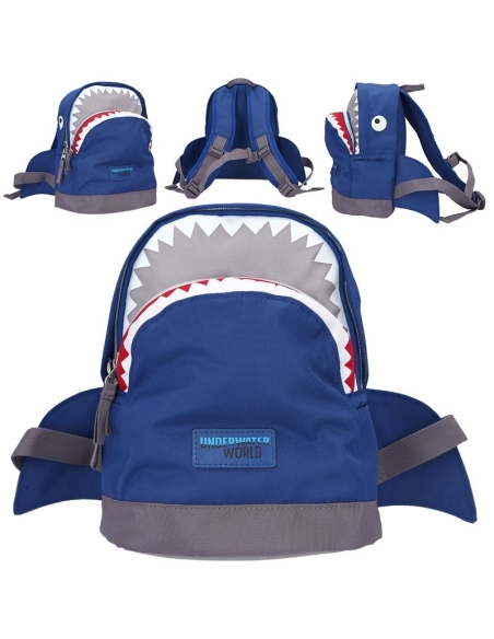 Dino World ruksak plavi Underwater