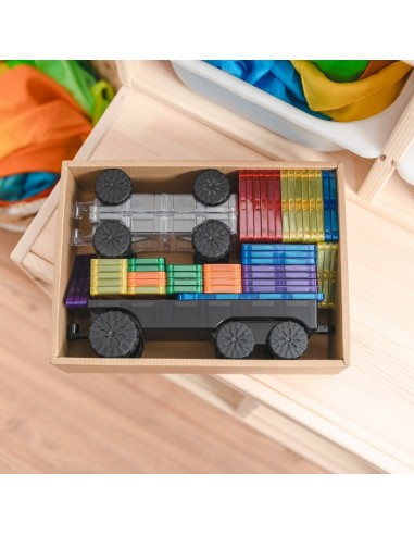 Connetix Tiles – Rainbow Transport set (50 kom)