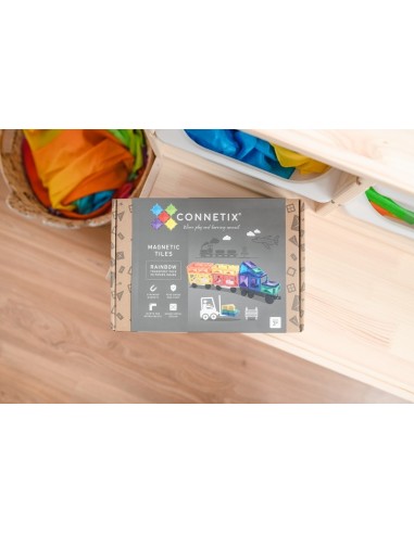 Connetix Tiles – Rainbow Transport set (50 kom)