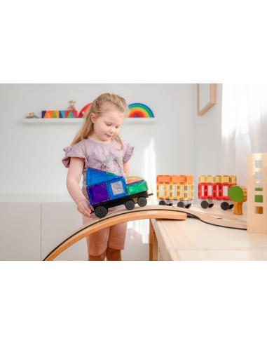 Connetix Tiles – Rainbow Transport set (50 kom)