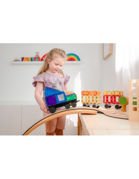 Connetix Tiles – Rainbow Transport set (50 kom)